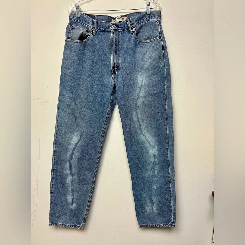 VINTAGE LEVI’S 550 90s Y2K Men’s RELAXED FIT DENIM JEANS‎ RED TAB SIZE 34X32